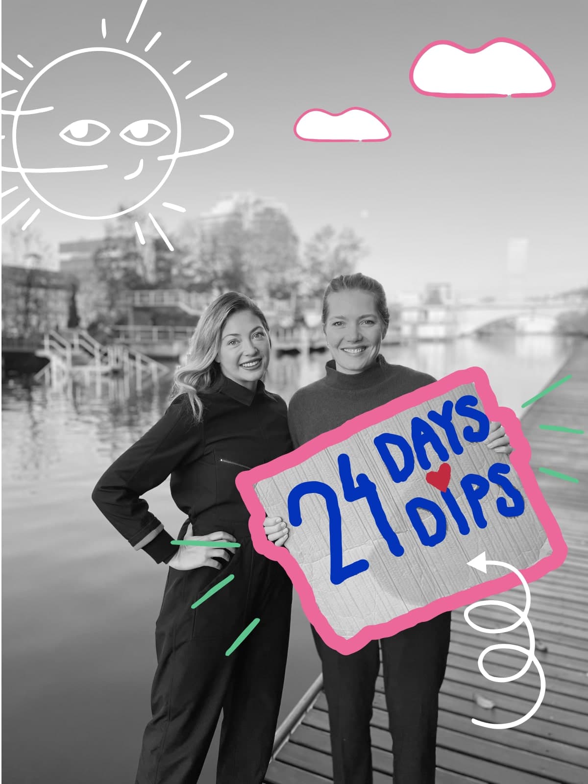 24 Days 24 Dips Mona and Kristin